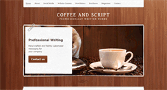 Desktop Screenshot of coffeeandscript.com